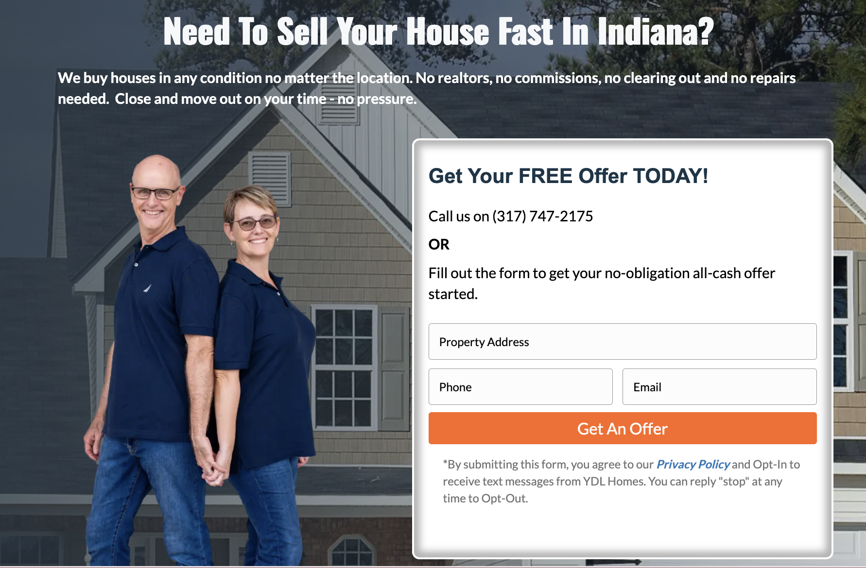 Cash for houses in Indiana Sell my house for cash in Indiana
